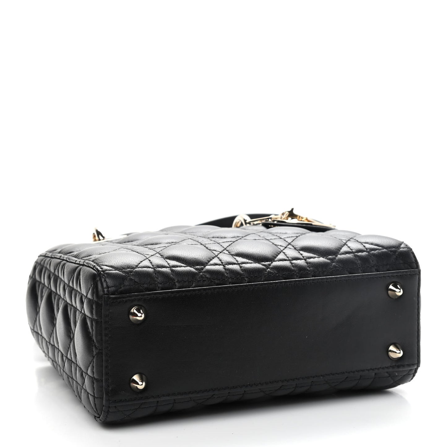 Lambskin Cannage Small My ABCDior Lady Dior Black