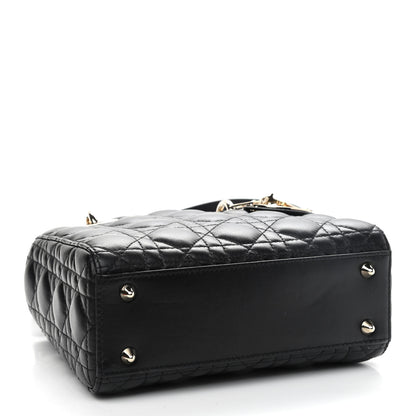 Christian Dior Lambskin Cannage Small My ABCDior Lady Dior Black 4 of 9