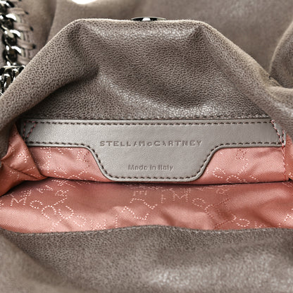 Stella McCartney Shaggy Deer Mini Falabella Fold Over Tote Ash Grey 6 of 13