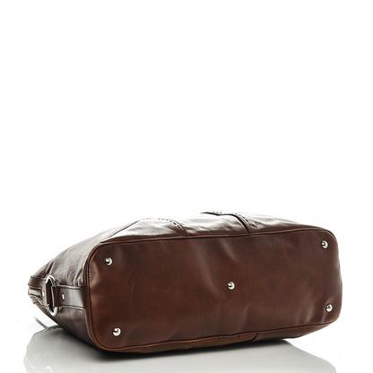 Saint Laurent Calfskin Oversized Muse Dark Brown 4 of 7