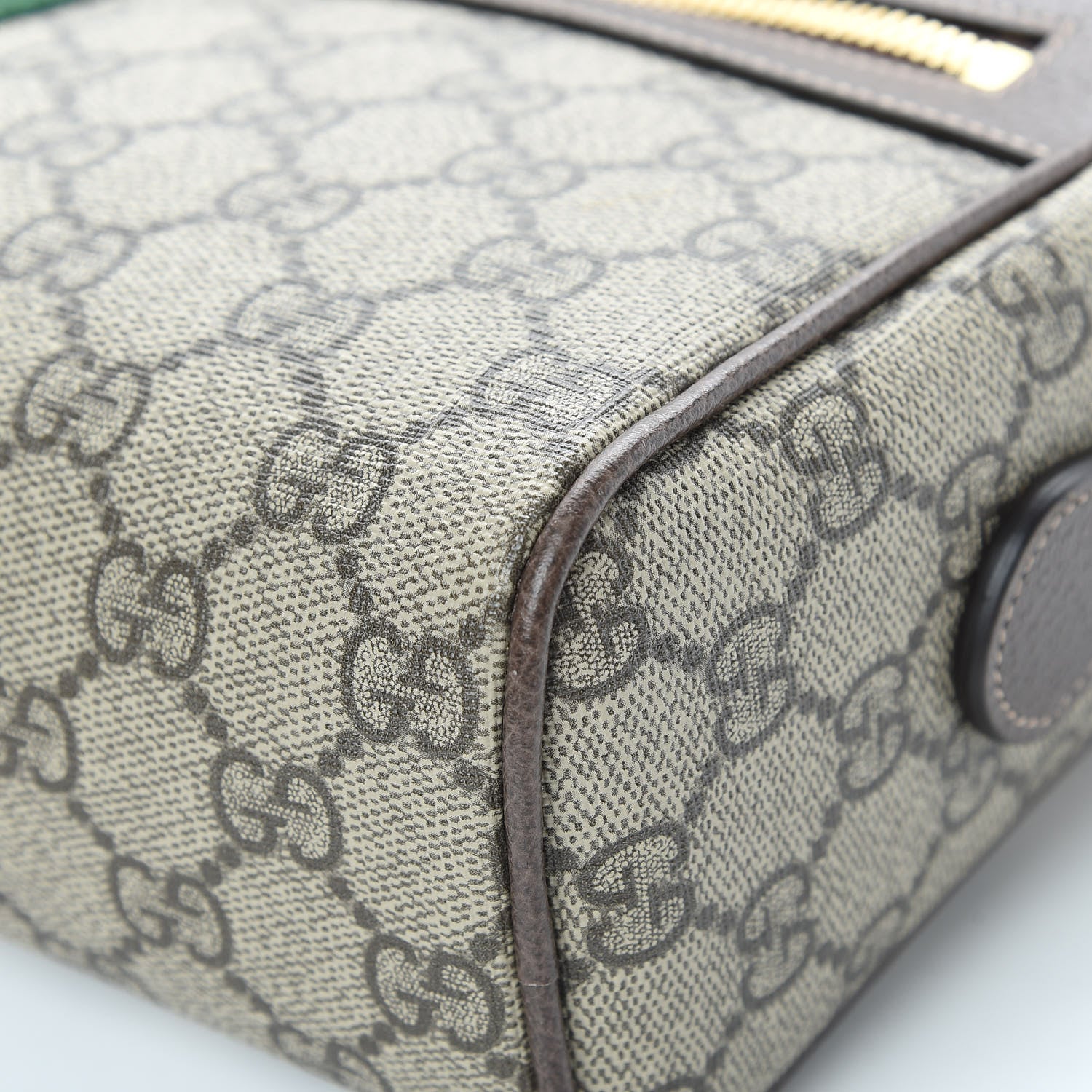 Gucci GG Supreme Monogram Web Small Ophidia Shoulder Bag Brown 11 of 11