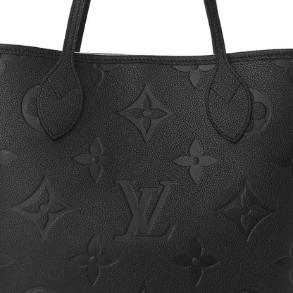 Louis Vuitton Empreinte Monogram Giant Neverfull MM Black 7 of 9
