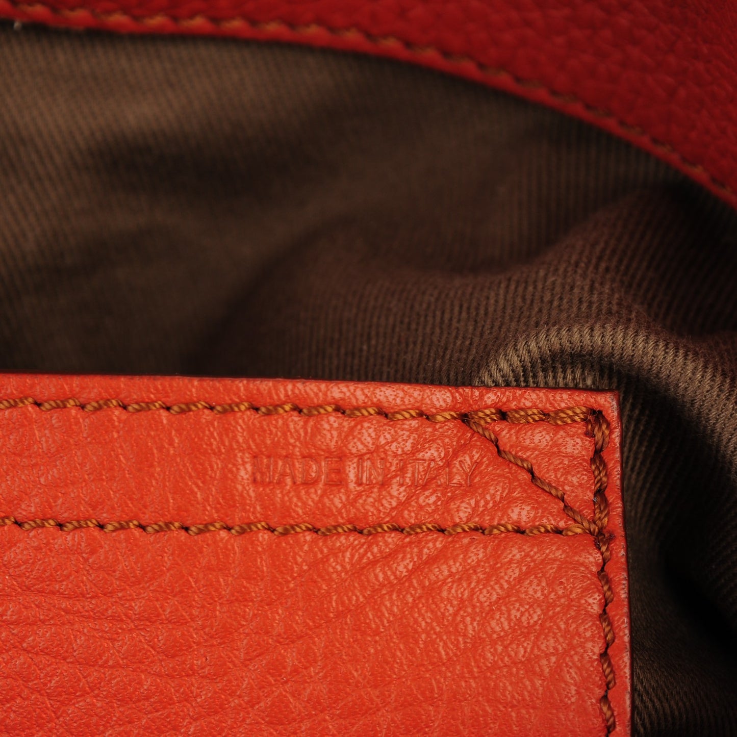 Calfskin Medium Marcie Round Crossbody Bag Whiskey