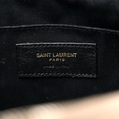 Saint Laurent Calfskin Matelasse Monogram Lou Camera Bag Dark Beige 6 of 16