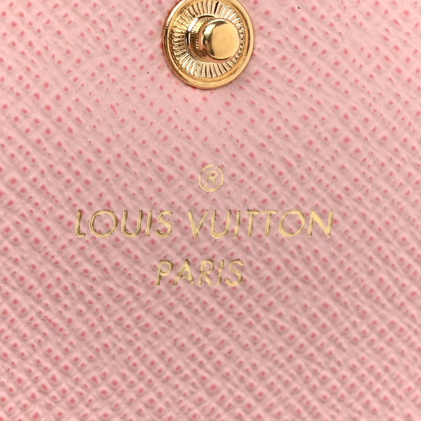 Monogram Emilie Wallet Rose Ballerine