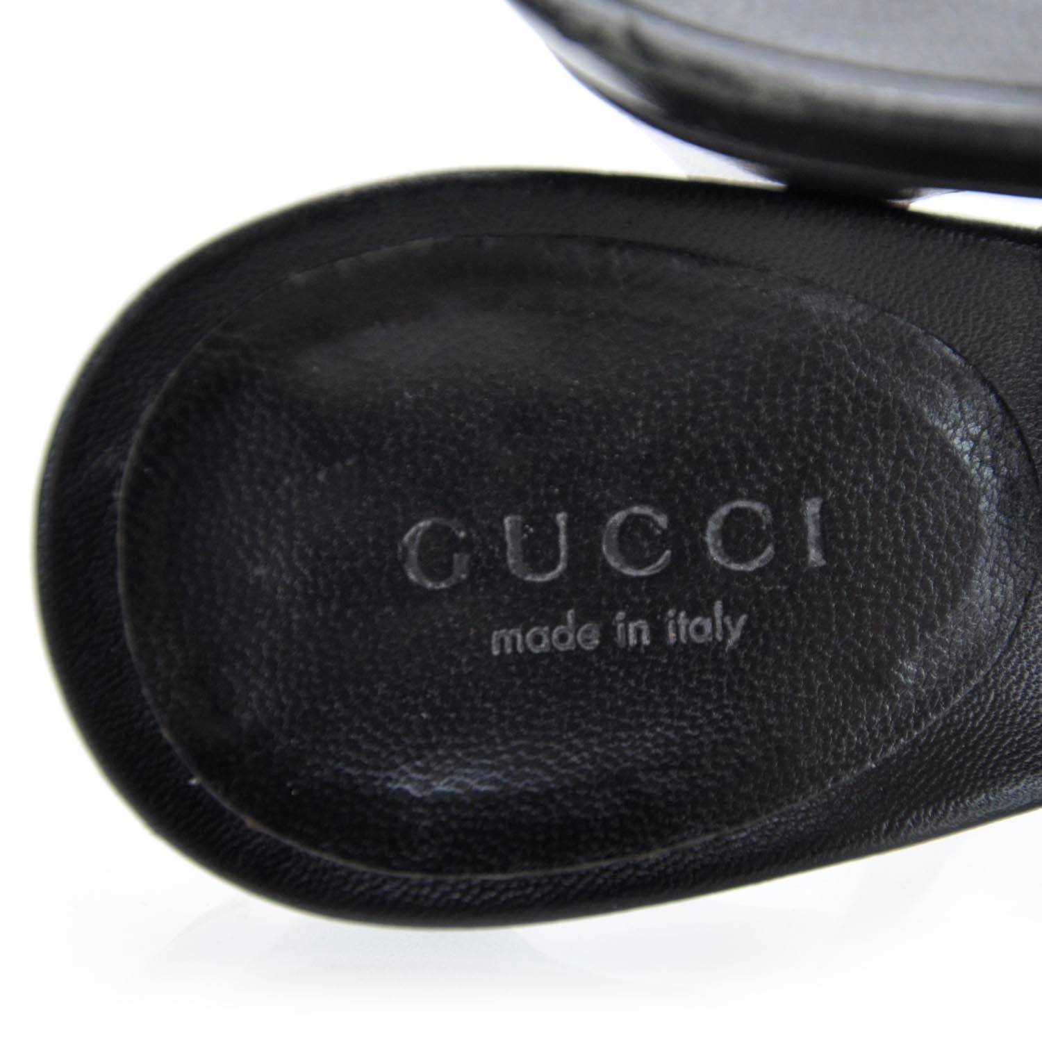 Gucci Plisse Stretch Heels 7.5 Black 5 of 7