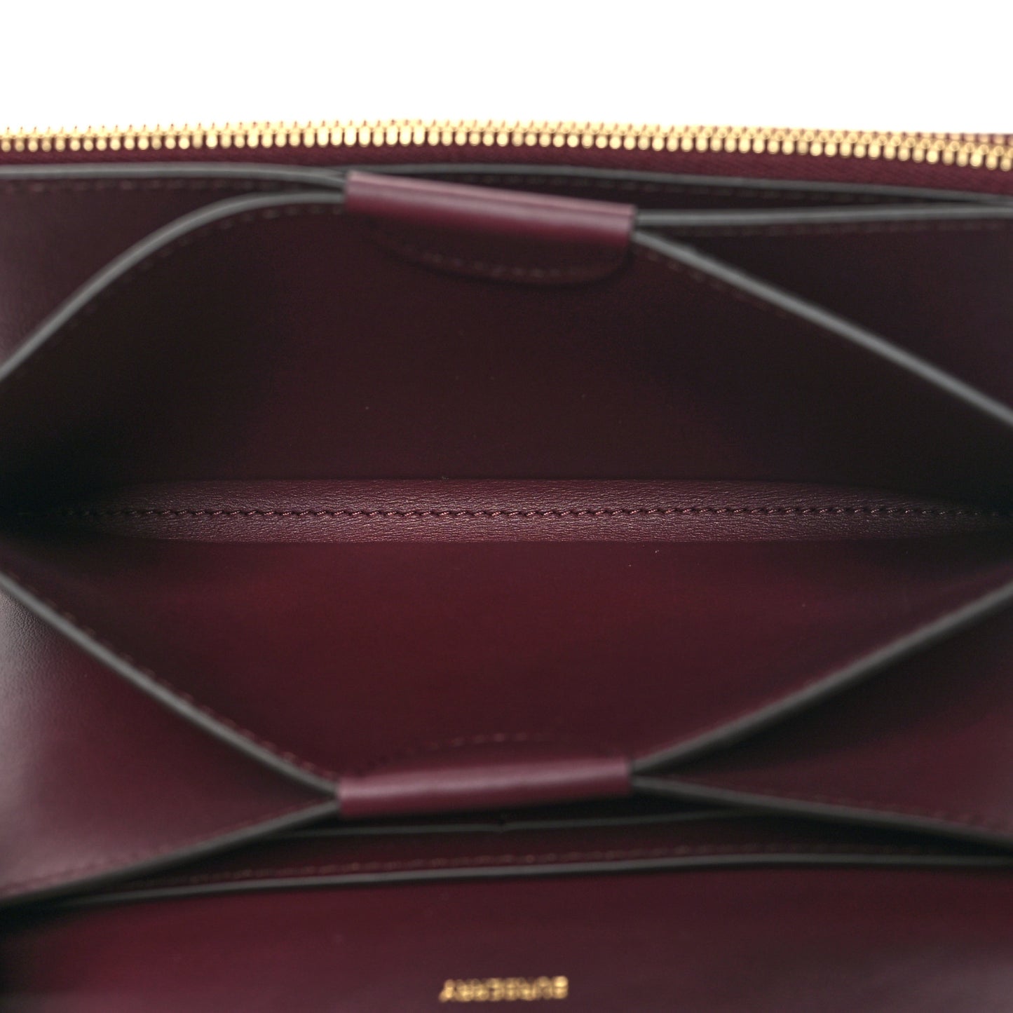 Calfskin Logo Hazelmere Wallet With Detachable Strap Deep Maroon
