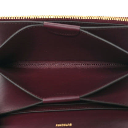 Burberry Calfskin Logo Hazelmere Wallet With Detachable Strap Deep Maroon 5 of 12