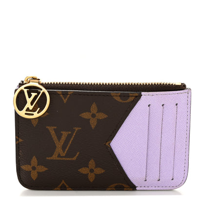 Louis Vuitton Monogram Zipped Romy Card Holder Bubble Tea 1 of 6