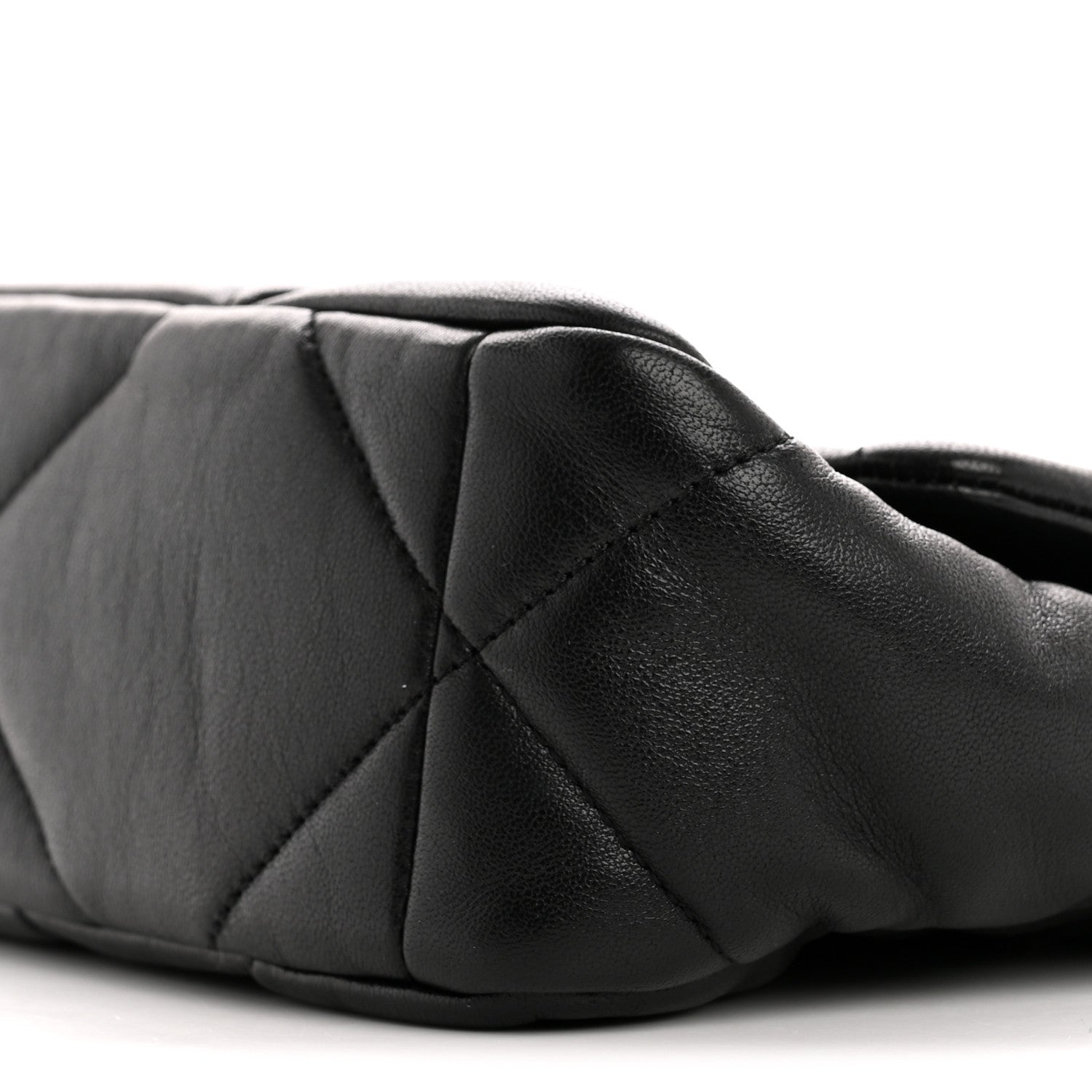 Chanel Lambskin Quilted Medium Chanel 19 Flap Black 10 of 13