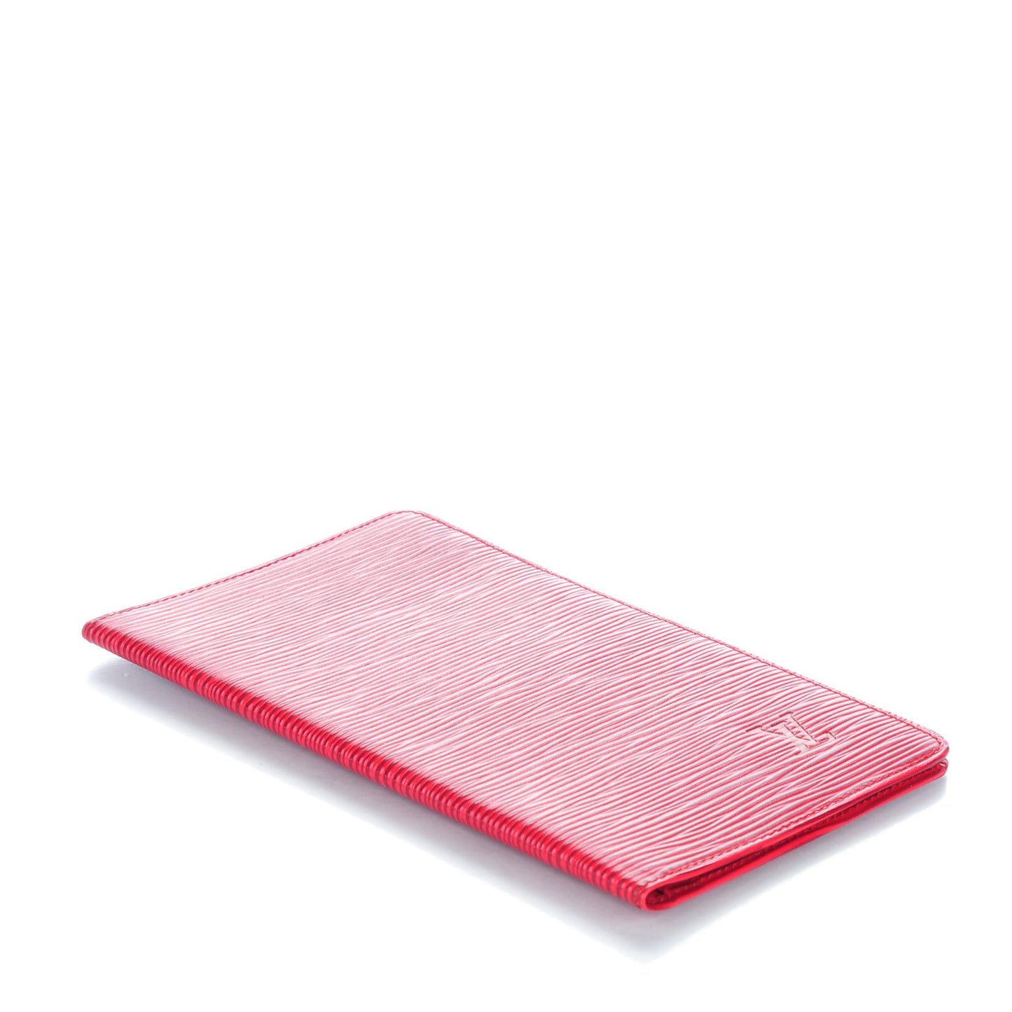 Epi Checkbook Organizer Wallet Castillan Red