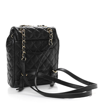 Chanel Lambskin Quilted Mini Urban Spirit Backpack Black 3 of 16