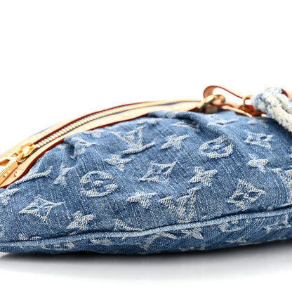 Louis Vuitton Monogram Denim High Rise Bumbag Blue 8 of 9