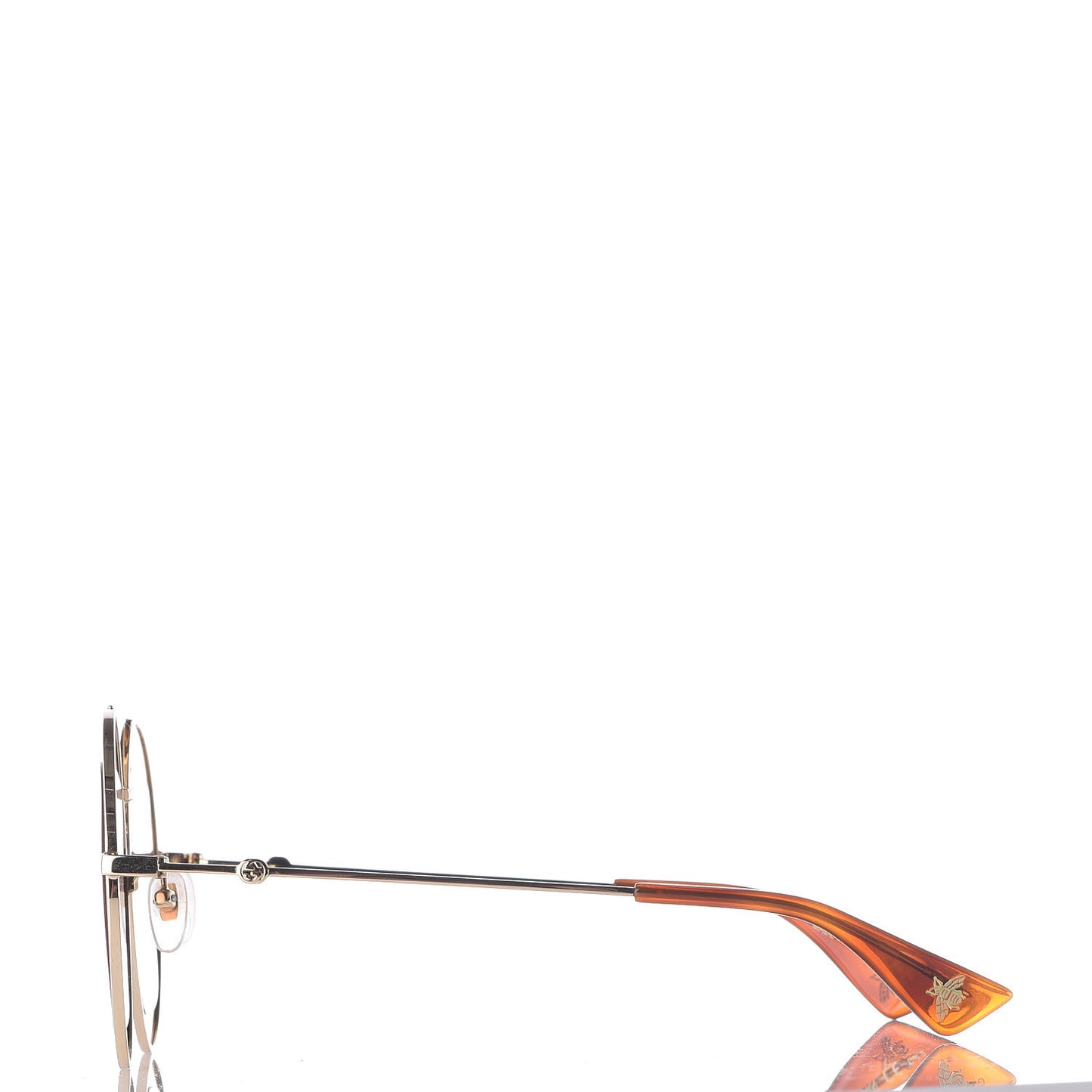Round Frame Sylvie Web Sunglasses GG0105S White