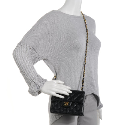 Chanel Caviar Mini Square Flap Black 2 of 9