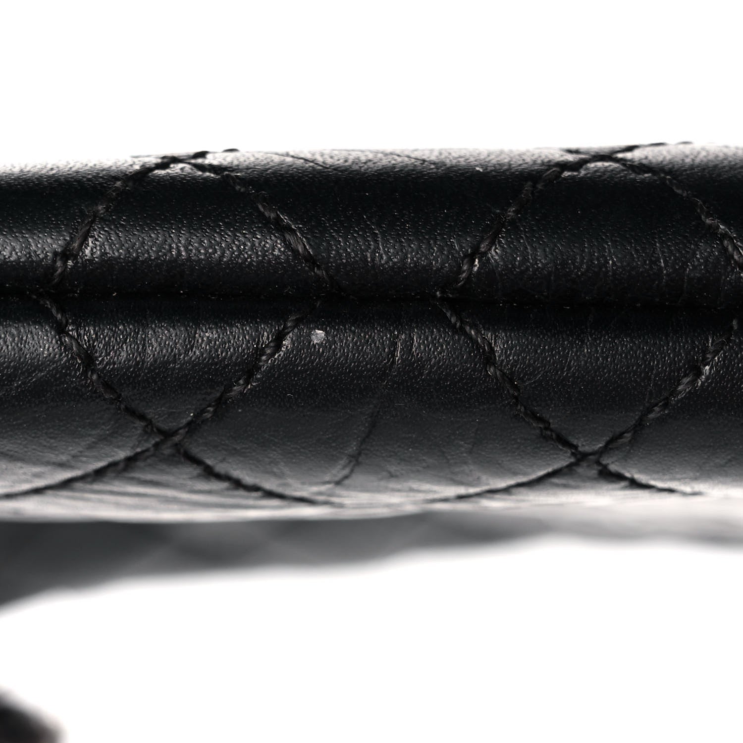 Chanel Aged Calfskin Quilted Crossbody Bag Black 10 of 11