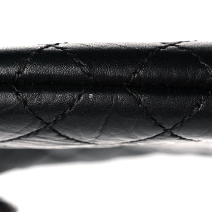Chanel Aged Calfskin Quilted Crossbody Bag Black 10 of 11