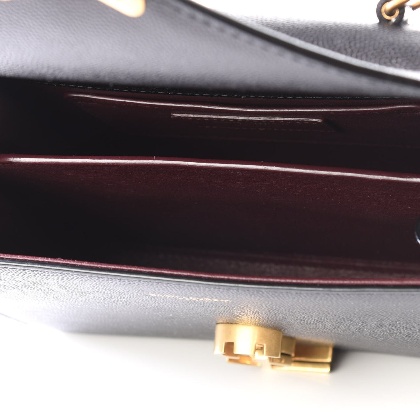 Grain de Poudre Mini Classic Monogram Cassandra Top Handle Black Rouge Legion