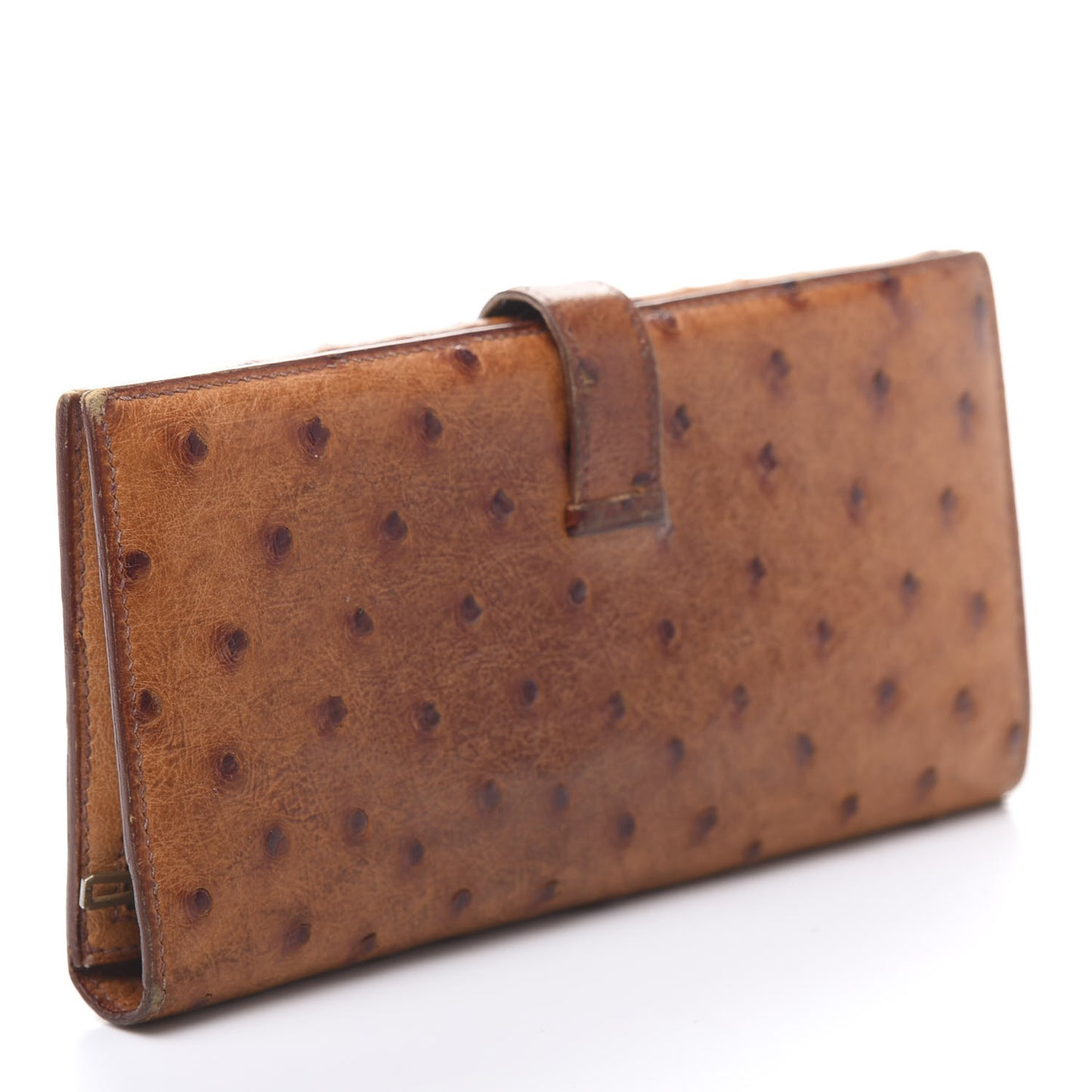 Ostrich Bearn Wallet Gold
