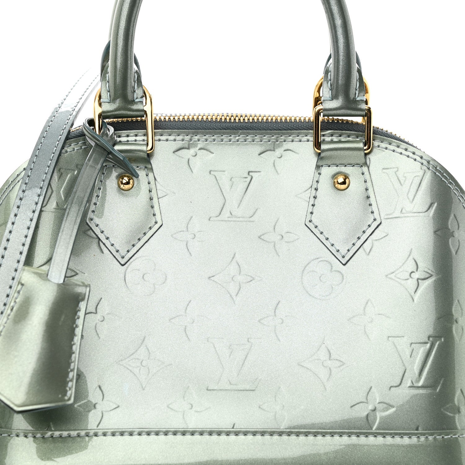Louis Vuitton Vernis Alma BB Givre 7 of 9
