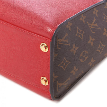 Louis Vuitton Calfskin Monogram On My Side Pirate Red 4 of 9