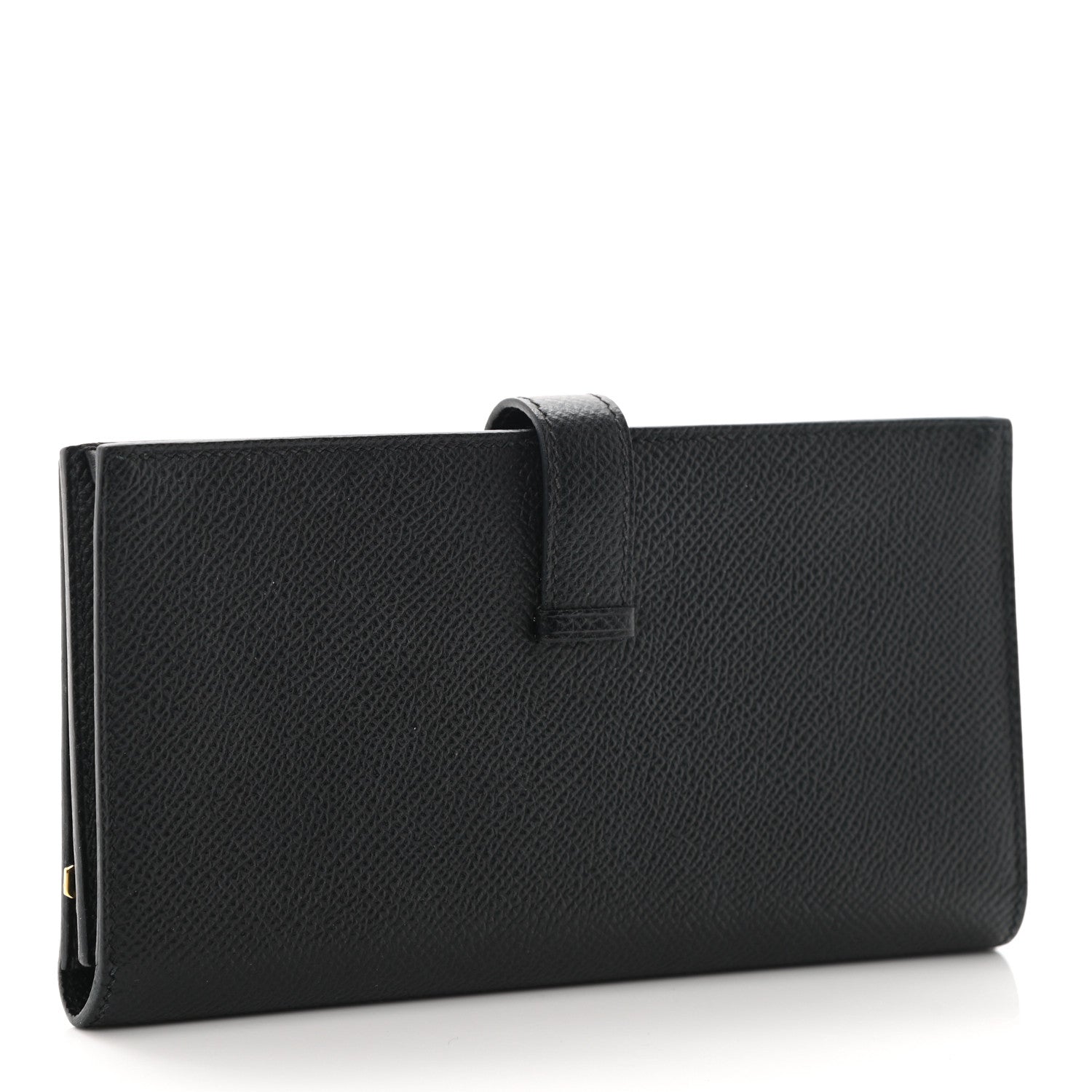 Hermes Epsom Bearn Gusset Wallet Black 3 of 8