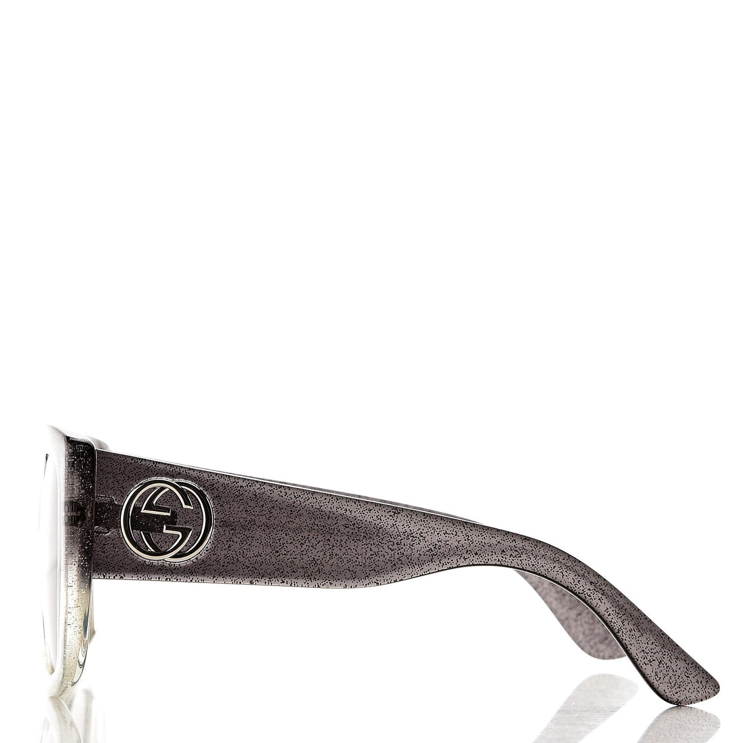 Glitter Square Optyl Sunglasses 3814/S Gray Silver