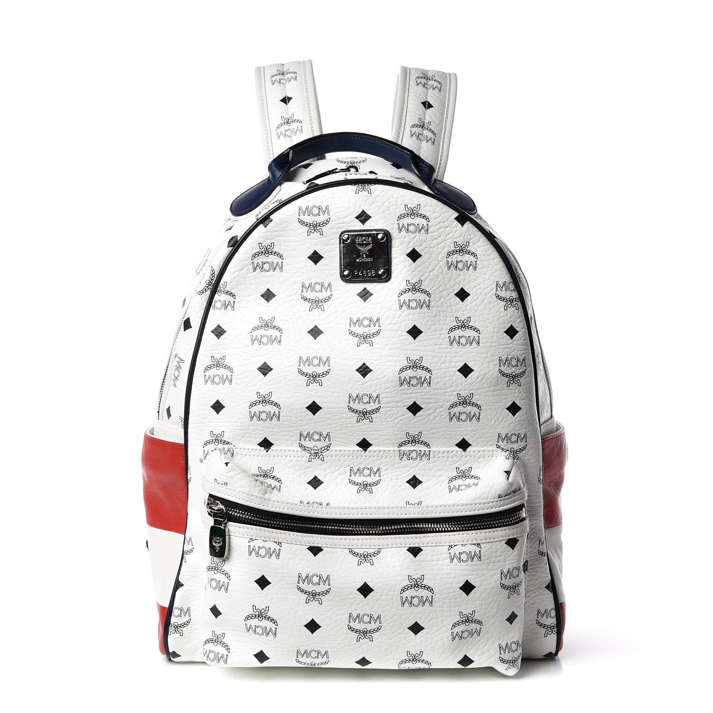 Visetos Medium Stark Backpack White Red
