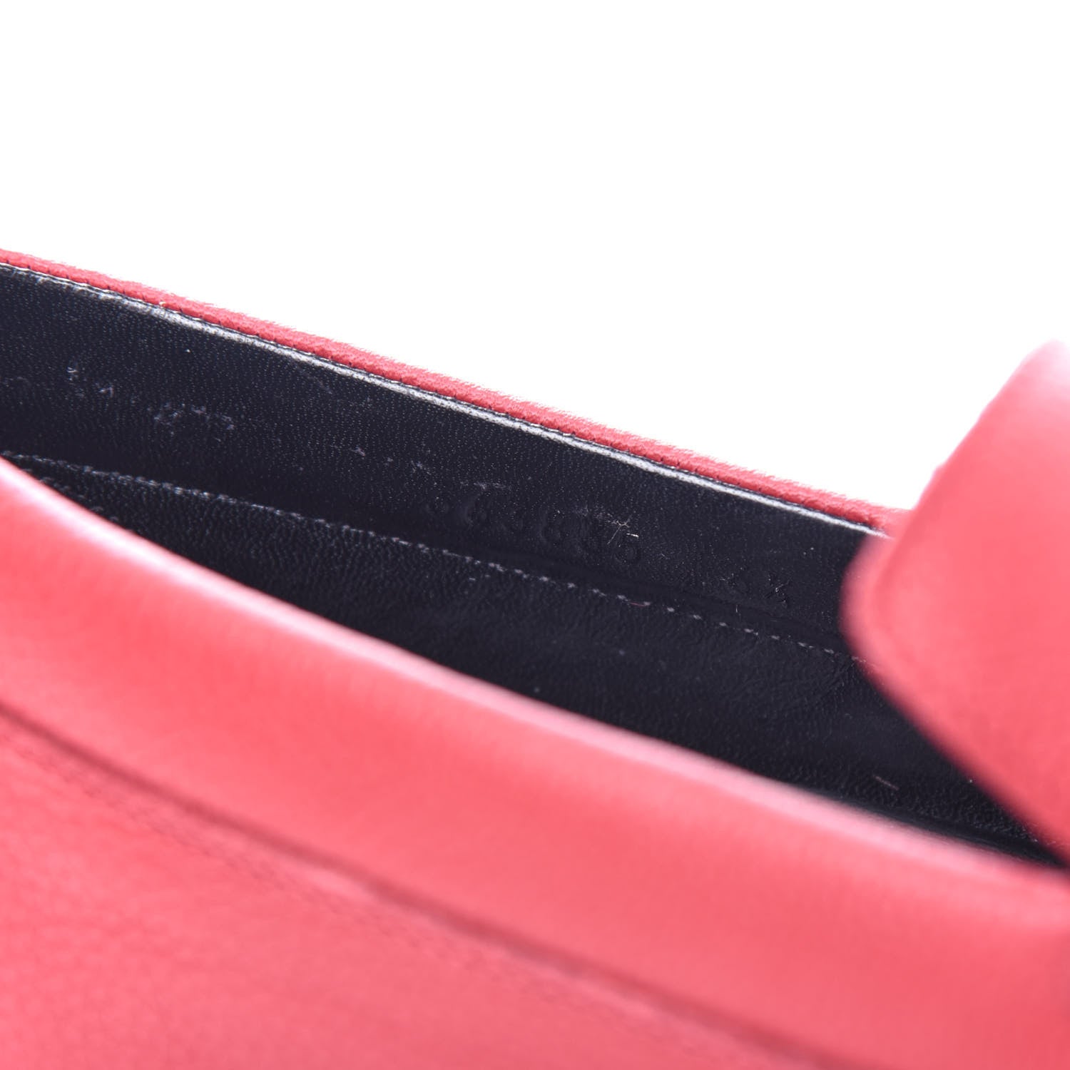 Gucci Calfskin Web Mens Driver Loafers 6.5 Red 10 of 11