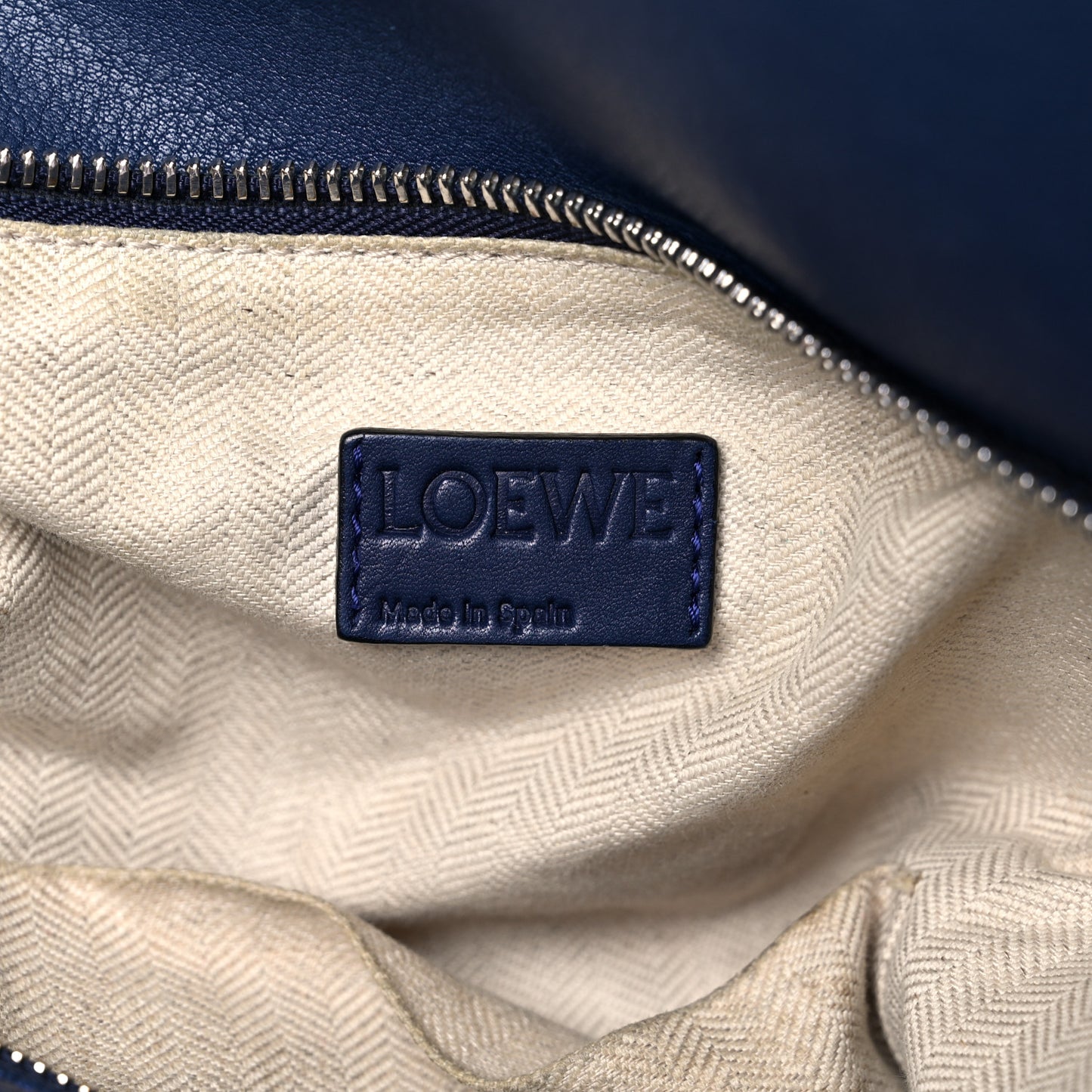 Calfskin Medium Puzzle Bag Marine