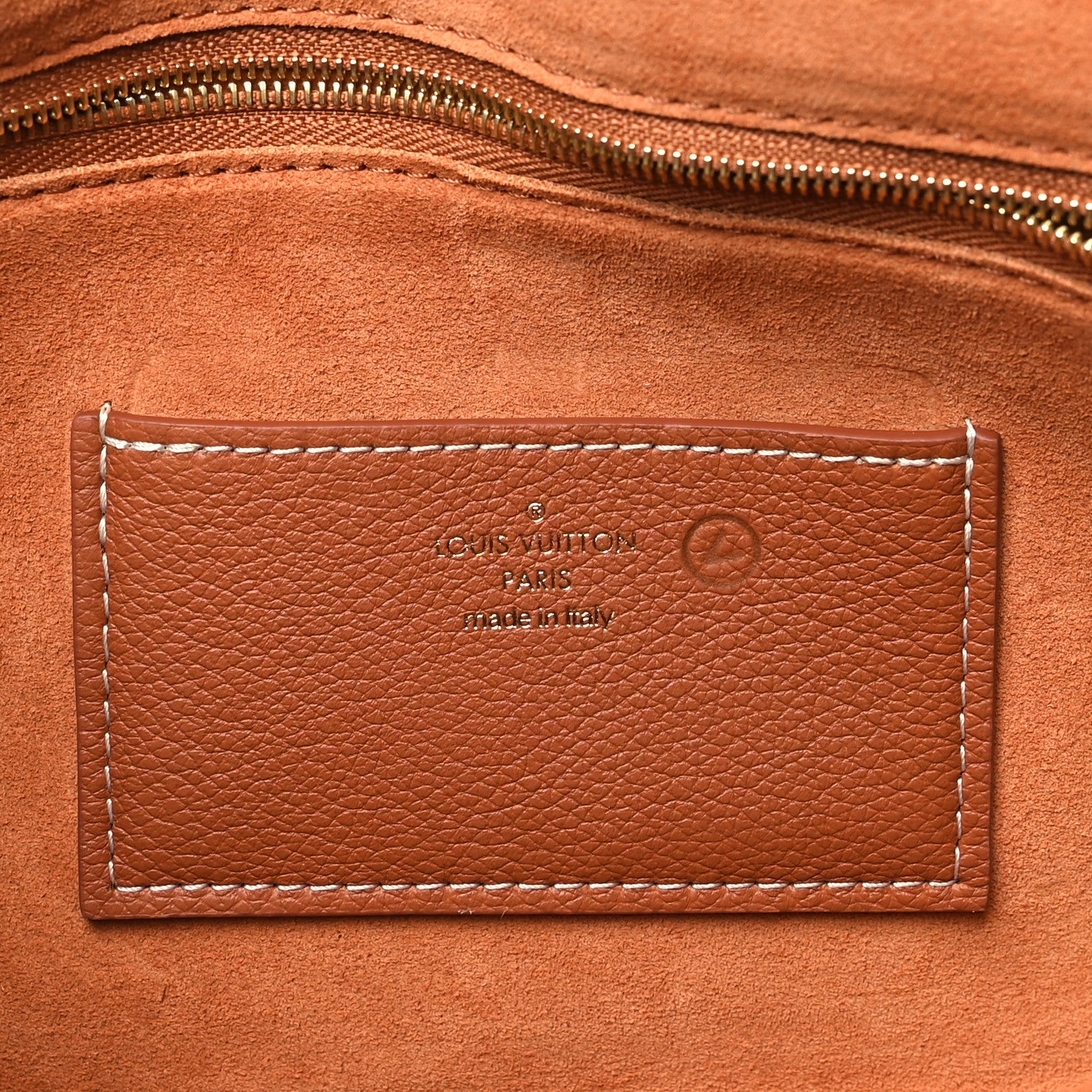 Louis Vuitton Calfskin Soft Twist Shoulder Bag Cognac 7 of 11