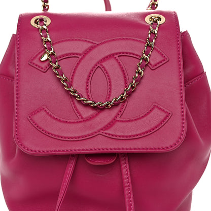 Chanel Lambskin CC Mania Backpack Pink 8 of 10