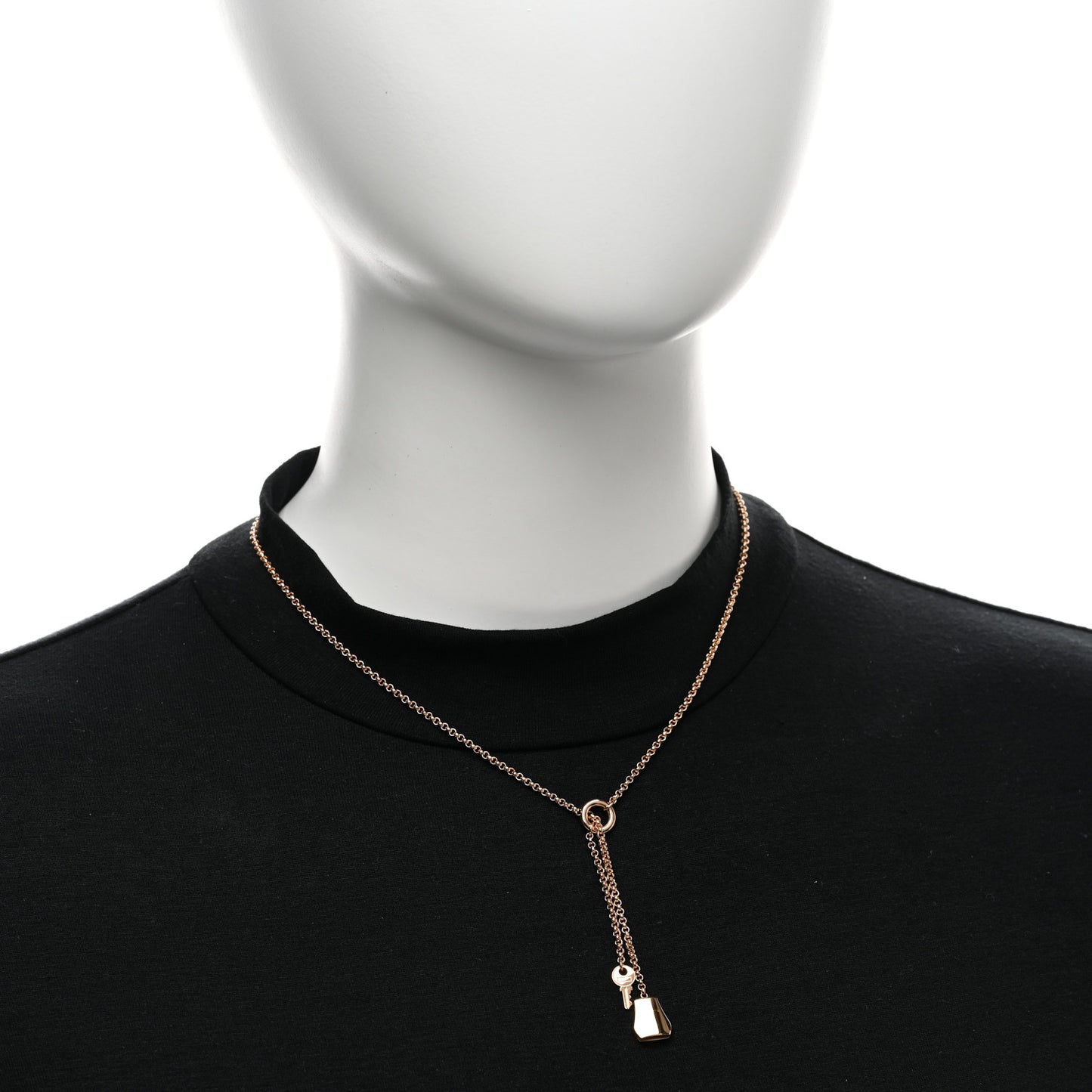 18K Rose Gold Kelly Clochette Necklace