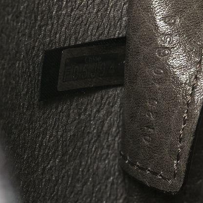 Chloe Grained Calfskin Large Spin Tote Flannel Grey 7 of 10