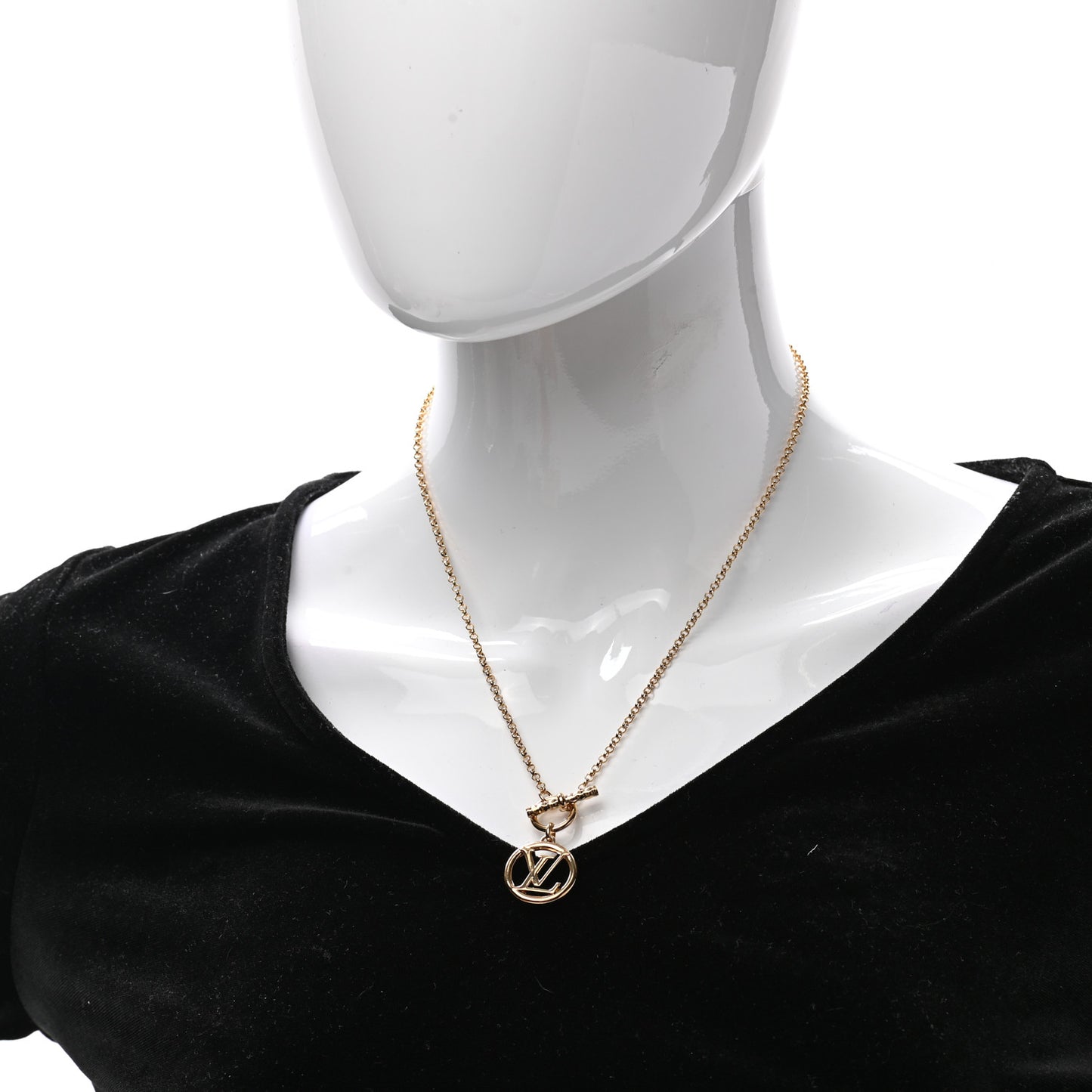 Metal Baby Louise Necklace Gold