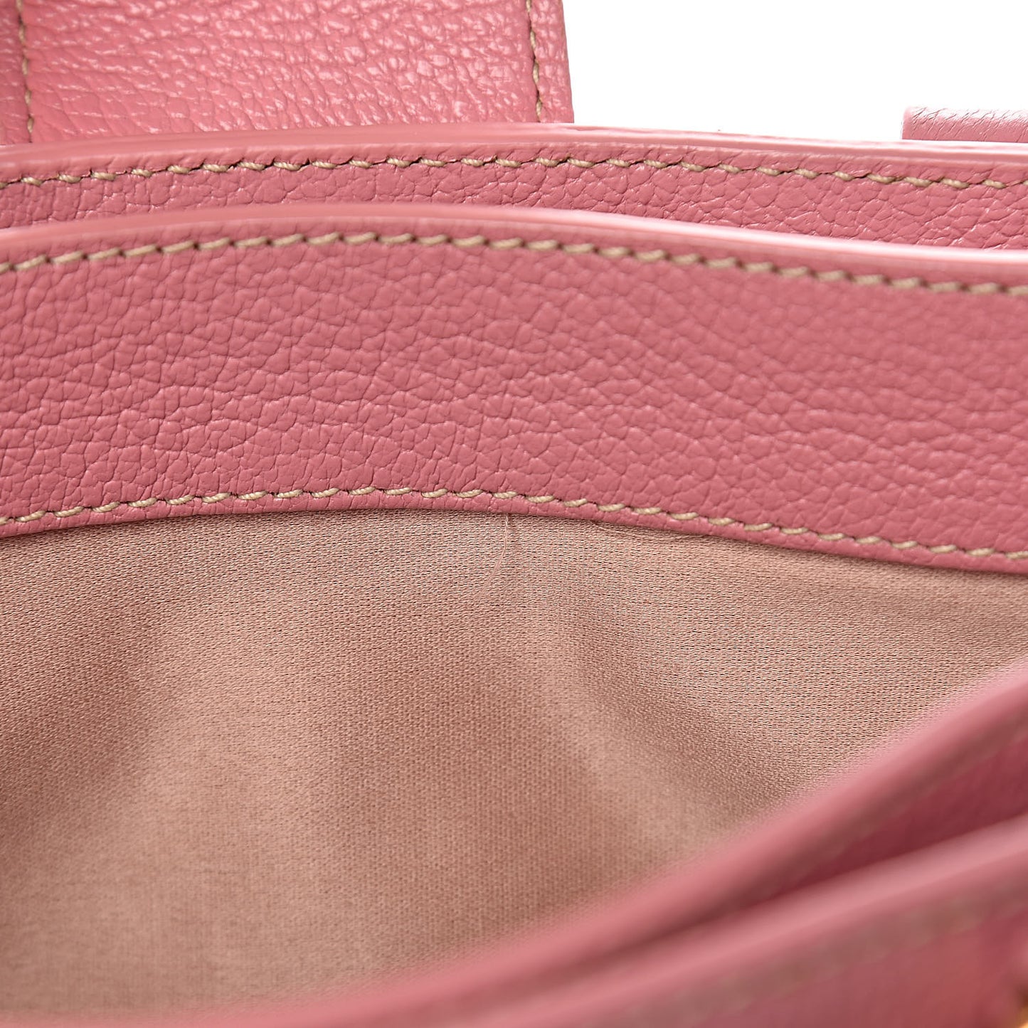 Goatskin Madras Shopping Tote Rosa