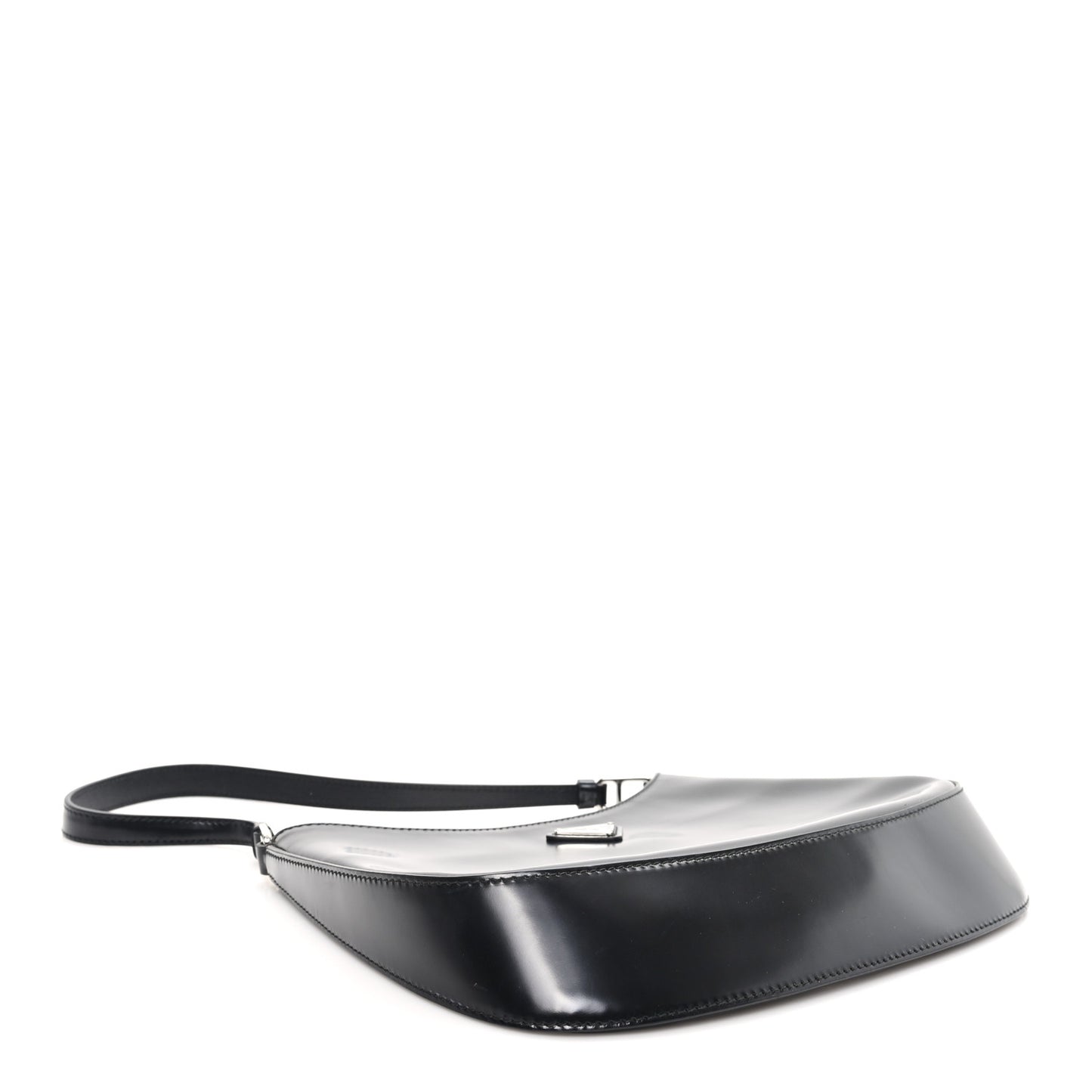 Spazzolato Cleo Shoulder Bag Black