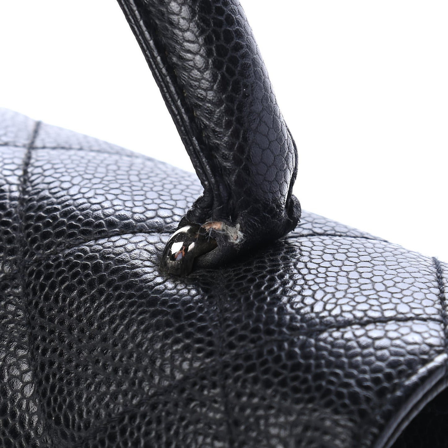 Caviar Quilted Jumbo Kelly Flap Black