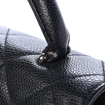 Chanel Caviar Quilted Jumbo Kelly Flap Black 10 of 10