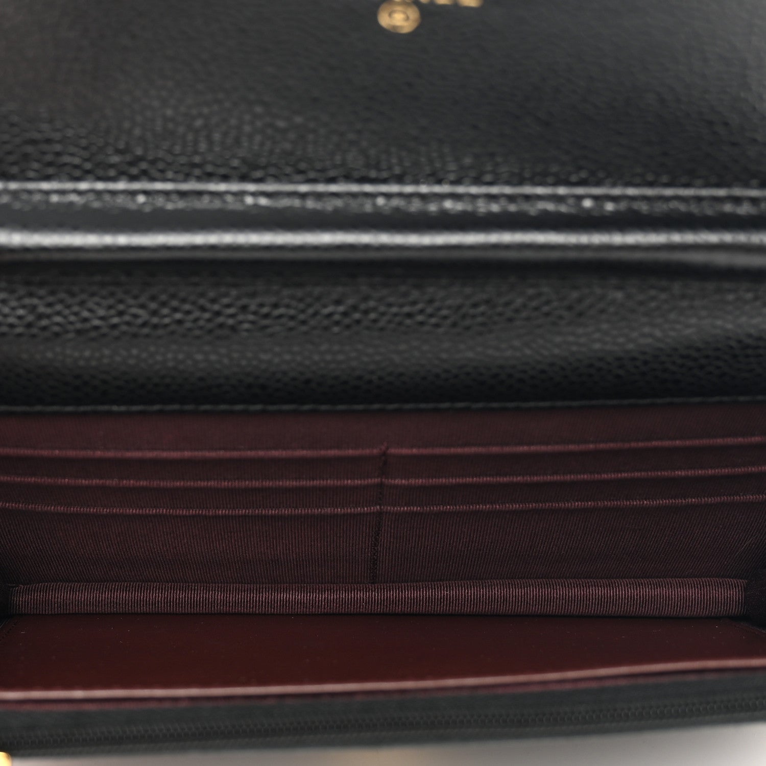 Chanel Caviar Quilted Wallet on Chain WOC Black 6 of 11