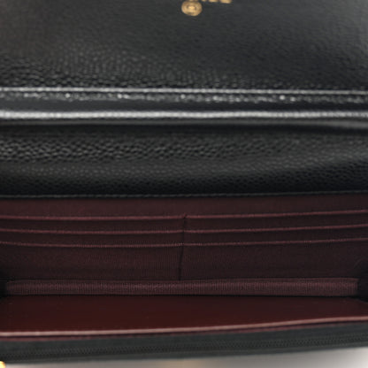 Chanel Caviar Quilted Wallet on Chain WOC Black 6 of 11