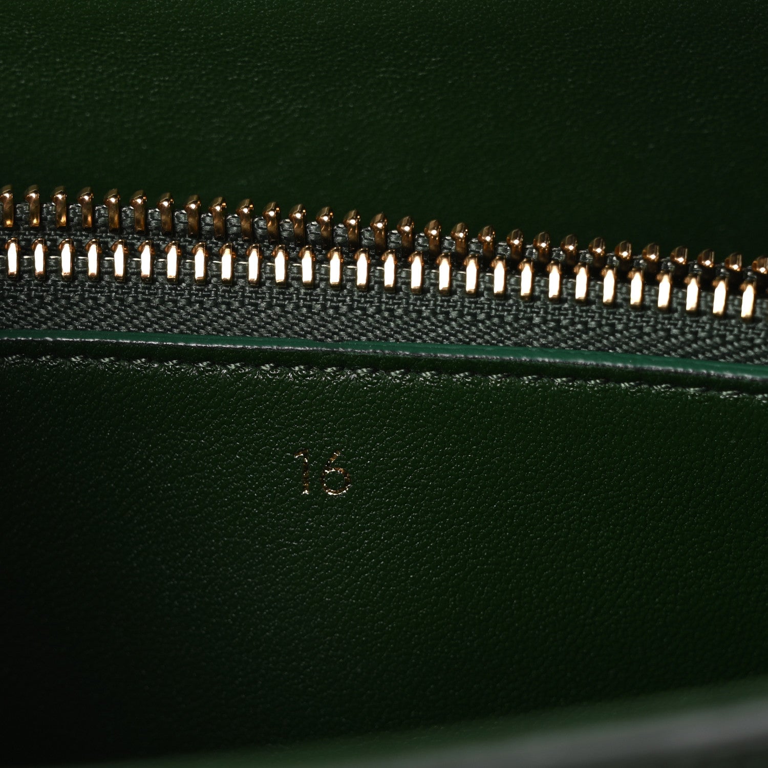 Celine Lizard Small 16 Top Handle Bag Green 6 of 10