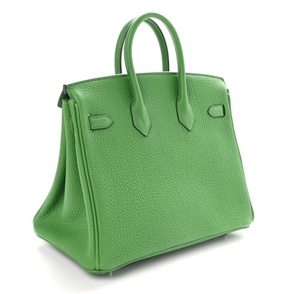 Hermes Togo Birkin 25 Vert Yucca 3 of 11