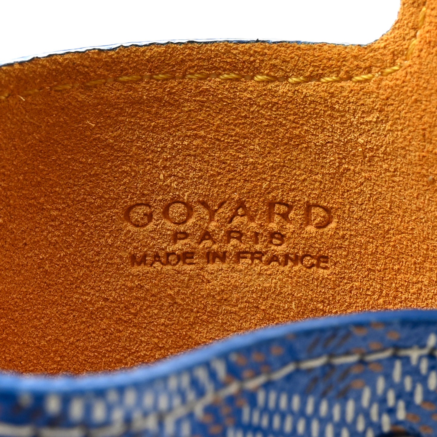 Goyardine Montmartre Glasses Case GM Sky Blue