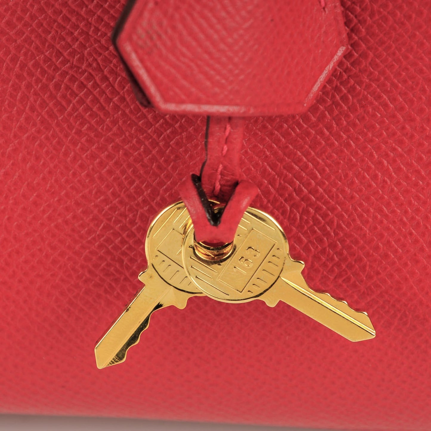 Epsom Birkin 35 Rouge Casaque