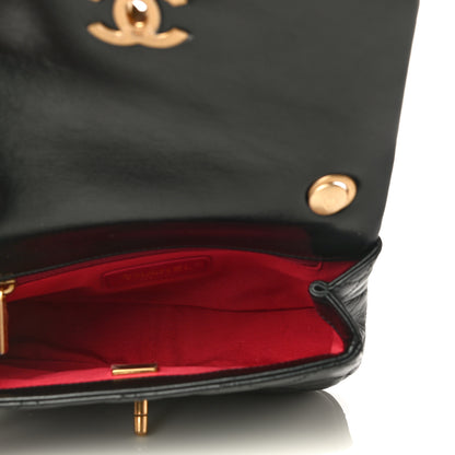 Chanel Calfskin Quilted Mini Pearl Flap Bag Black 5 of 15