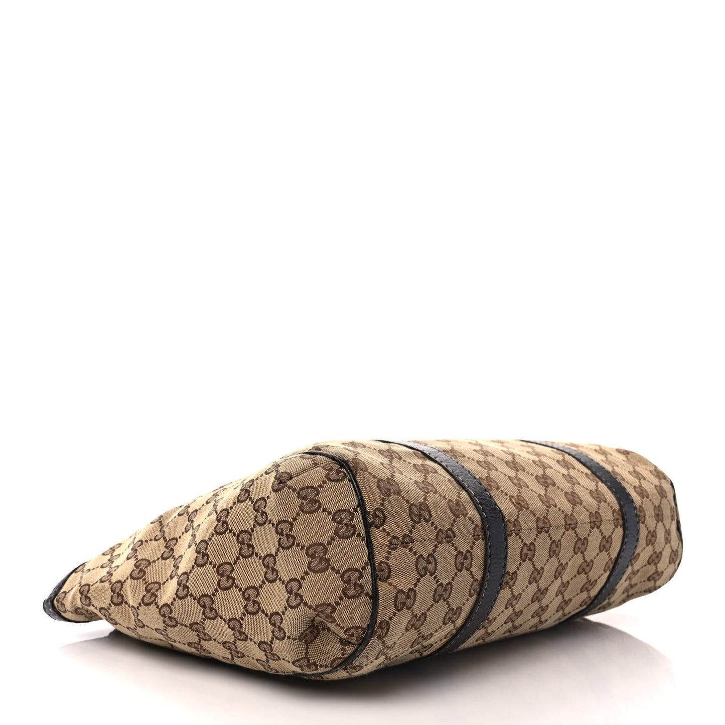 Monogram New Ladies Web Tote Dark Brown