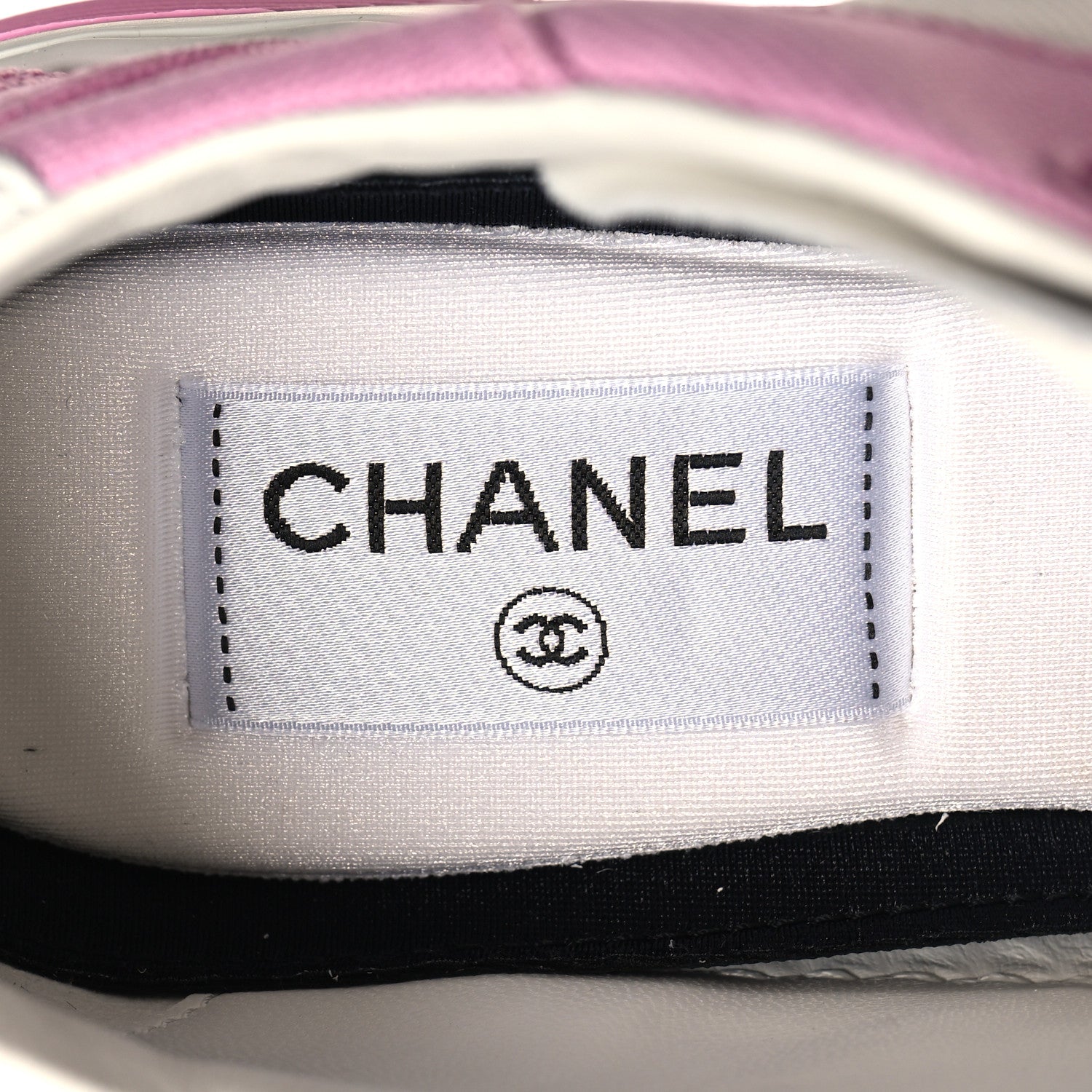 Chanel Cotton Sneakers 37 Pink White 16 of 17