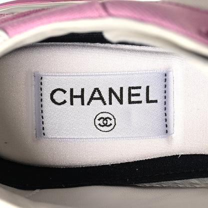 Chanel Cotton Sneakers 37 Pink White 16 of 17