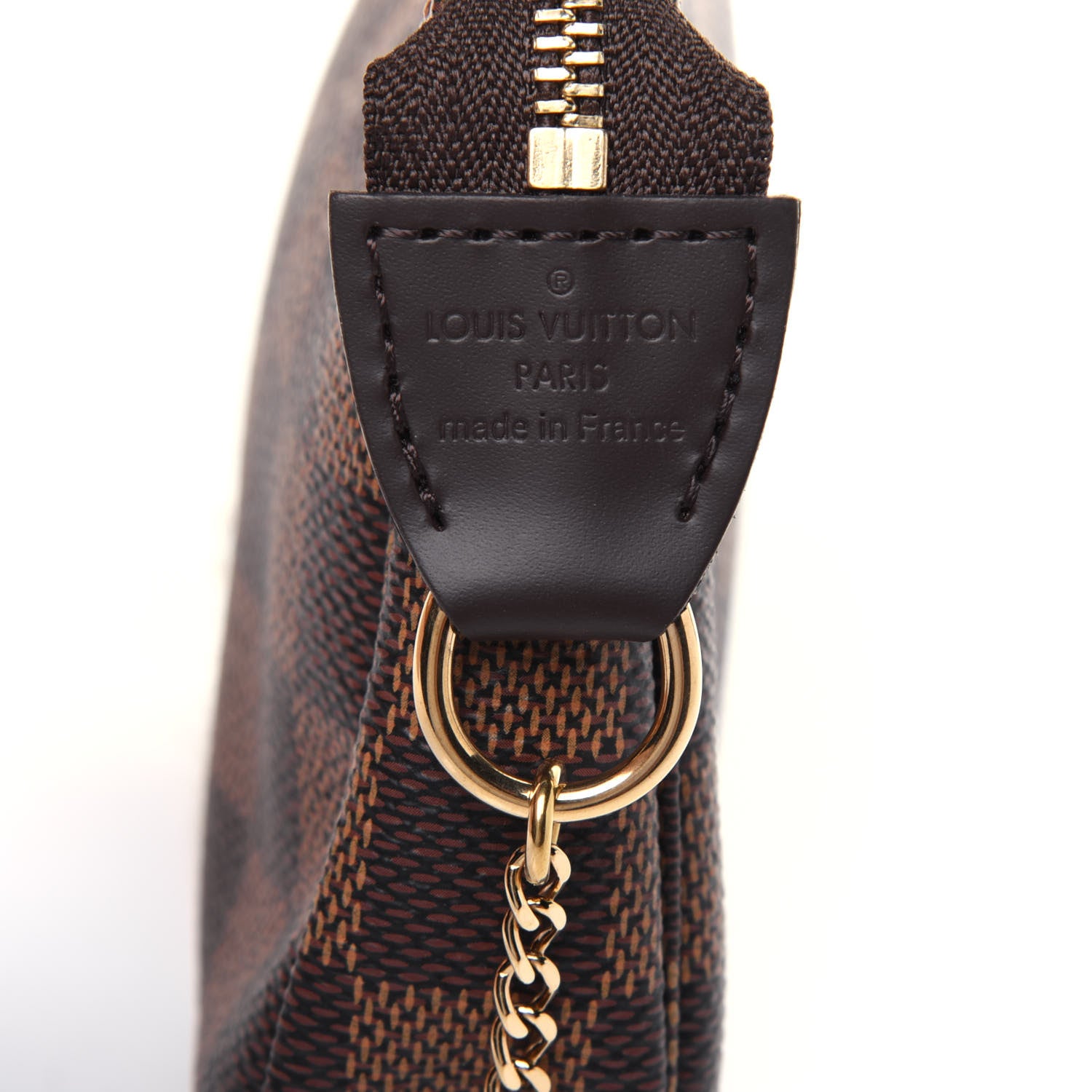 Louis Vuitton Damier Ebene Mini Pochette Accessories 6 of 10